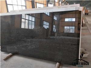 Black Nano Crystallized Artificial Stone Big Slabs