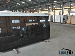 Black Nano Crystallized Artificial Stone Big Slabs