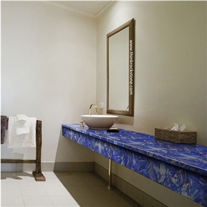 China Lapis Lazuli Semi Precious Stone for Countertops