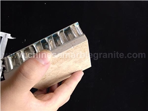 Coral Beige Limestone Aluminium Honeycomb Panel