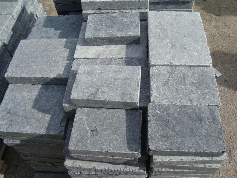 Garden, Courtyard Ground Blue Stone Paving Cobble