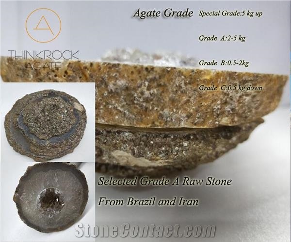 Gold Edge Grey Agate Coasters,Gemstone Cup Mat