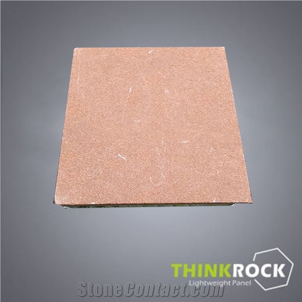 Red Sandstone Honeycomb Backed Walling Panels