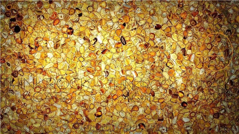 Yellow Agate Slabs Semi Precious Slabs Gemstone