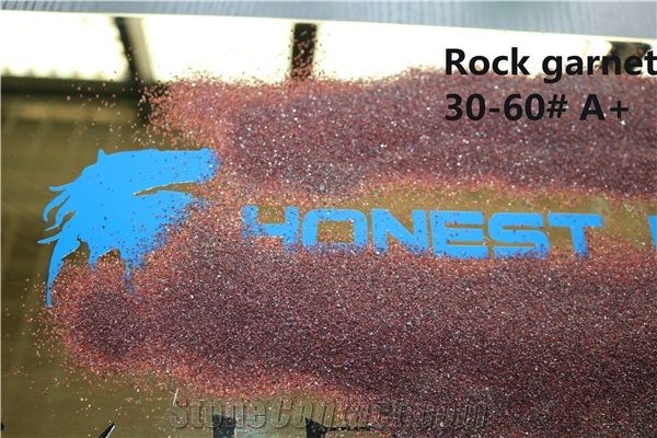 Sandblatsing Rock Garnet Sand 30-60 Mesh