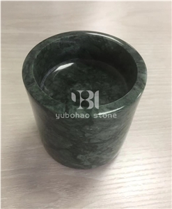 Candlestick,Dark Green Marble, Kitchen Accessories