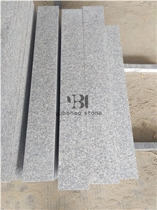 China G623 Flamed Dark Grey Mist Granite Kerbstone