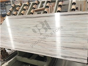 Crystal Wood Grain Marble Slab for Kitchen Worktop