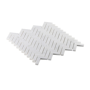 Best Statuary White Marble Herringbone Mosaic