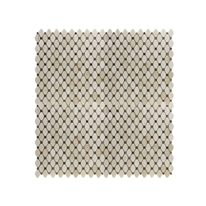 High Quality Crema Marfil Octagon Marble Mosai