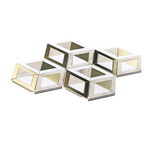 Natural Marble Stone Mix Metal Mosaic