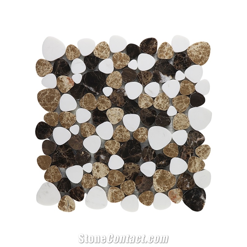 Stone Mosaic Tile Heart Shape Marble Mosaic Tile