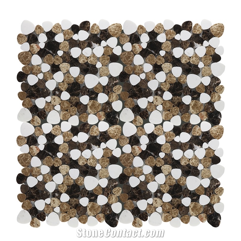 Stone Mosaic Tile Heart Shape Marble Mosaic Tile
