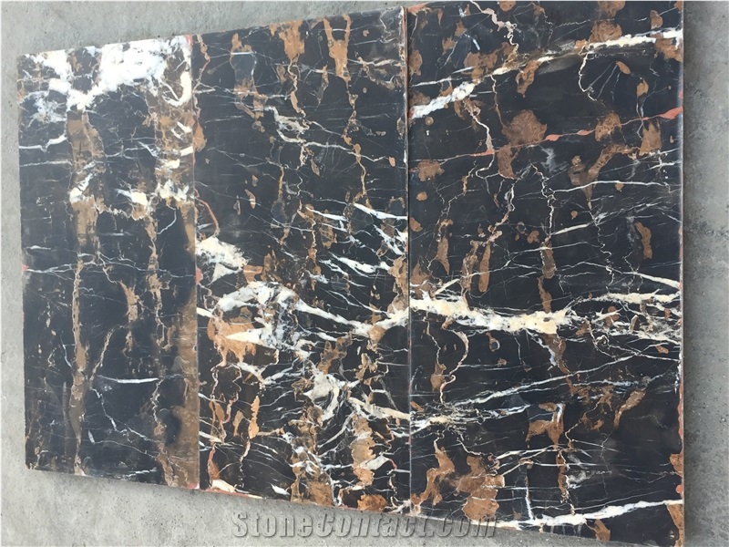 Black Gold Marble Slabs & Tiles