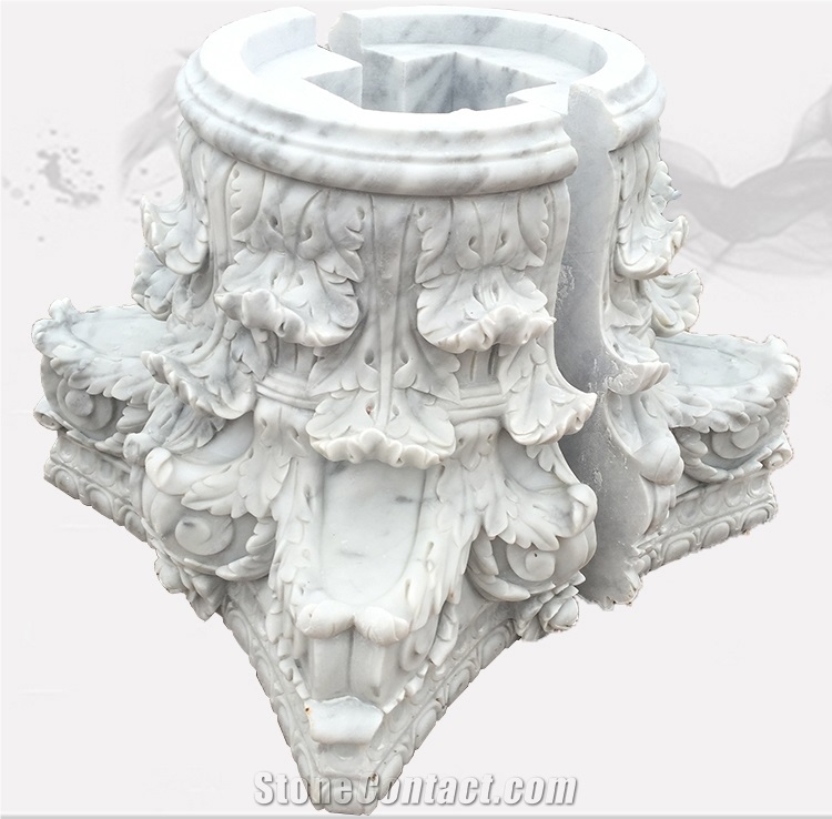 Architectural Roman Column and Raillings