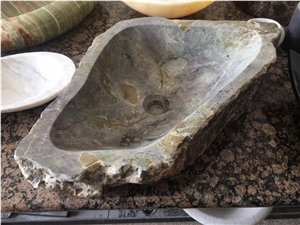 Bianco Carrara Marble Bathroom Rectangle Basins