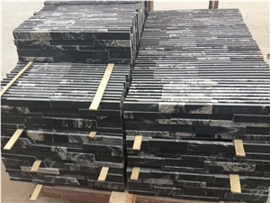 Black Color Granite Ledger Stone for Wall Cladding