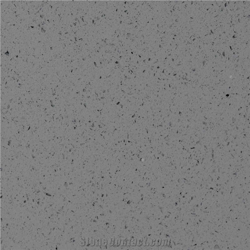 Black Crystal Quartz Stone Slab for Wall Tile 2014