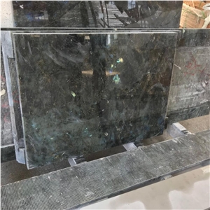 Blue Emerald Granite Polished Slabs and Tiles