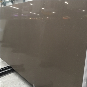 Brown Quartz Slabs for Flooring and Wall Tile 4008