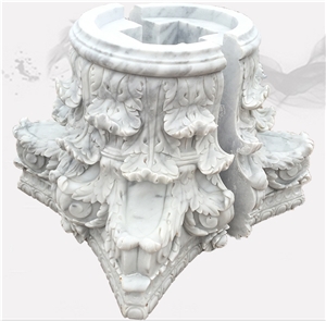 Carved Natural Stone Column