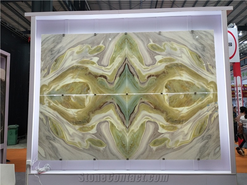 Changbai Blue Danube Marble Slabs for Floor Tiles