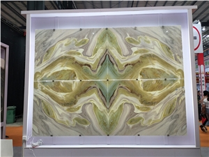 Changbai Blue Danube Marble Slabs for Floor Tiles