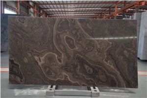 Cheap Grecale Brown Marble Slabs for Walling Tiles