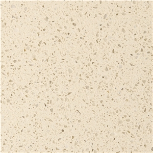 Cheap Light Cream Quartz Kitchen Stone Slabs 2024