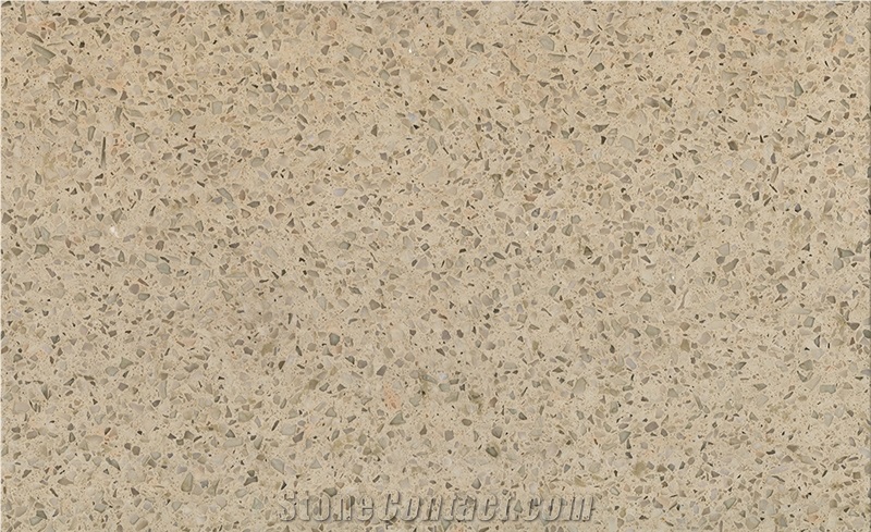 Cheap Light Grey Crystal Quartz Stone Slabs 1525