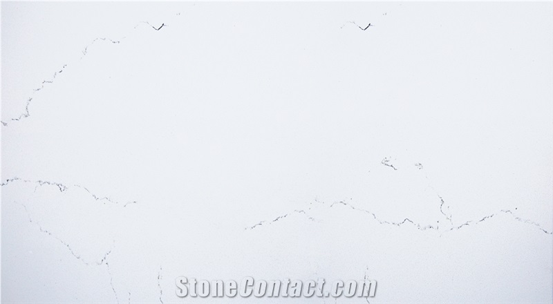 Cheap Price Light Grey Quartz Stone Slabs Msq1697