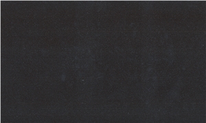 China Absolute Pure Black Quartz Stone Slabs 4019