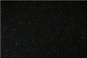 China Artificial Star Black Quartz Stone Slab 5018