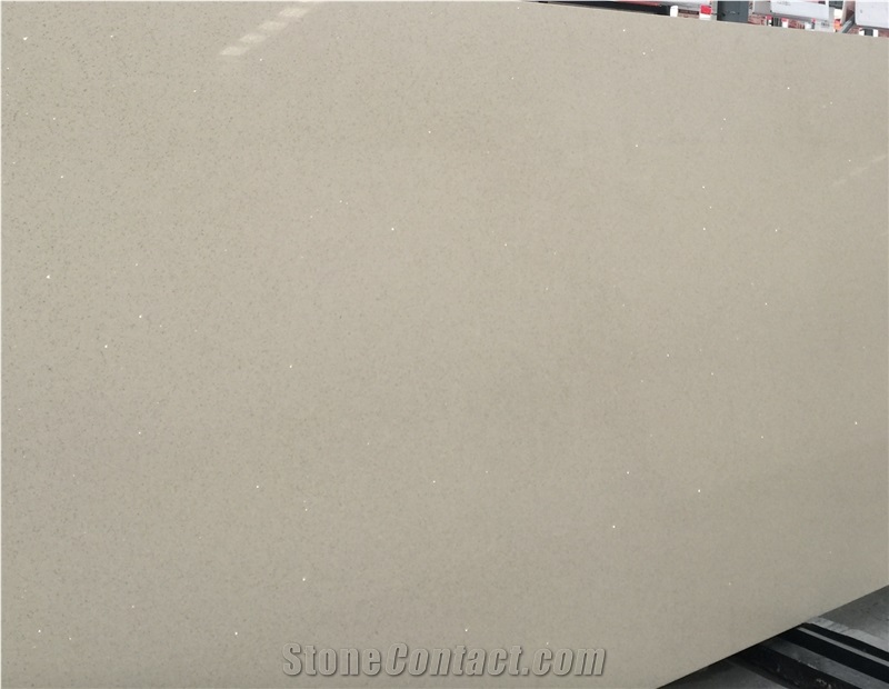 China Mirror Black Quartz Stone Bathroom Slab 2017