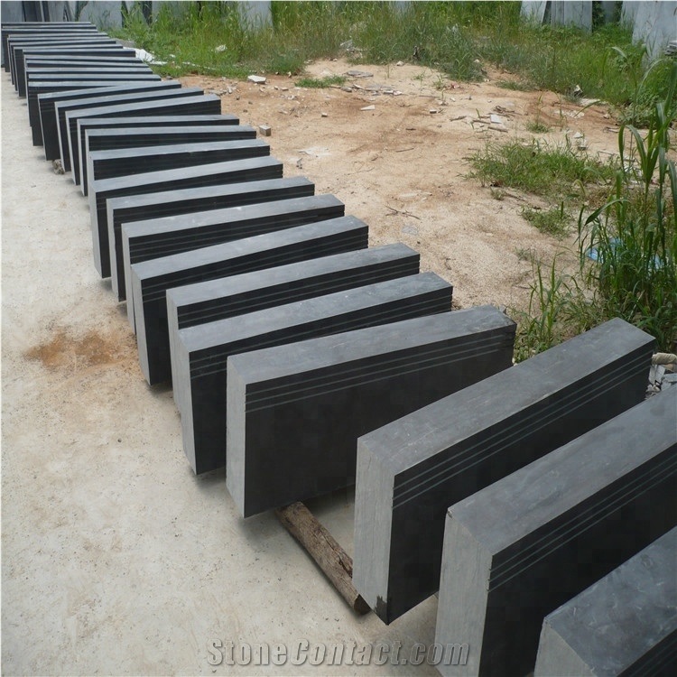 China Natural Blue Limestone Pavers Slab