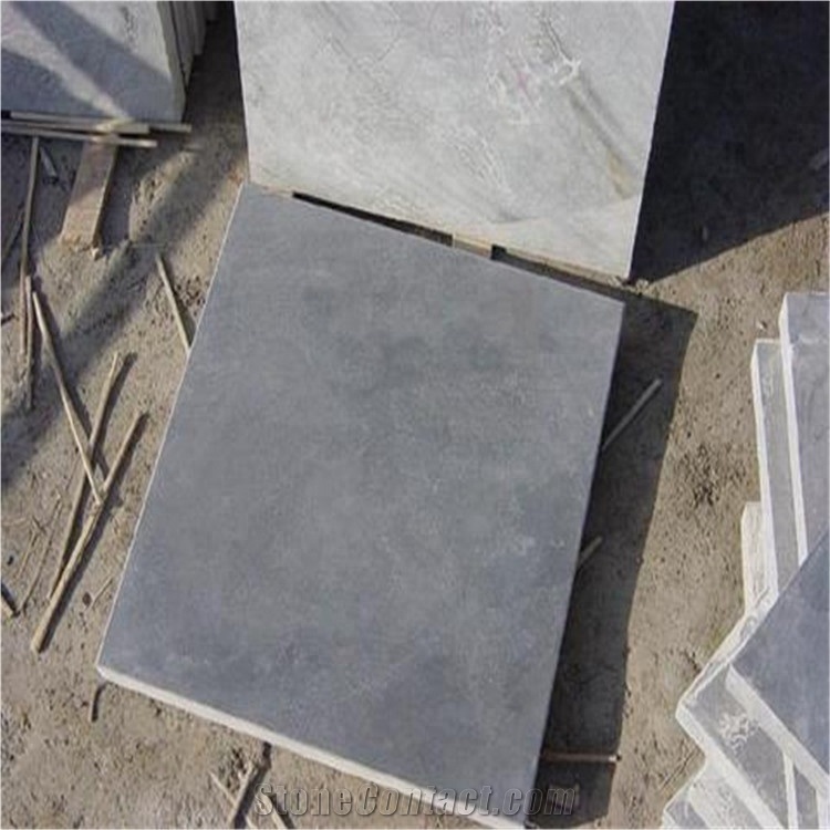 China Natural Blue Limestone Pavers Slab