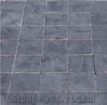 China Natural Blue Limestone Pavers Slab
