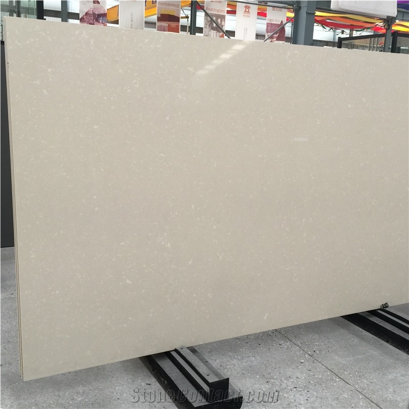 Cream Beige Caesarstone Quartz Stone Slabs Msq1540