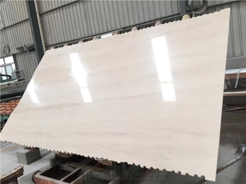 Cream Color Moka Limestone Slabs for Exterior Wall