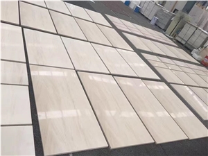 Cream Color Moka Limestone Slabs for Exterior Wall