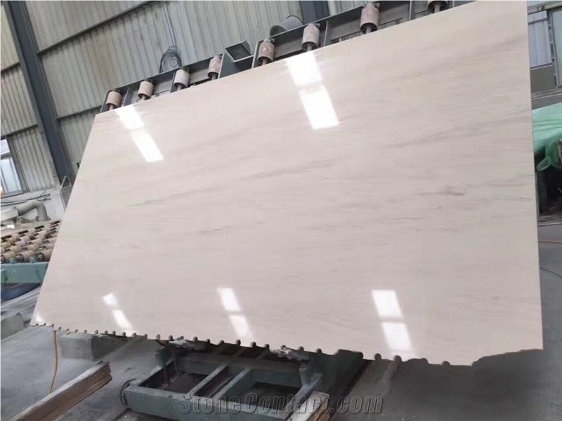 Cream Color Moka Limestone Slabs for Exterior Wall