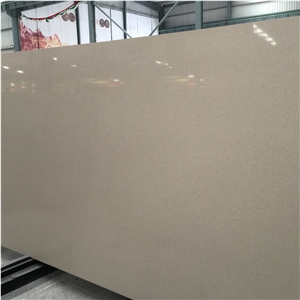 Engineered Ivory White Quartz Stone Tile Slab 4004