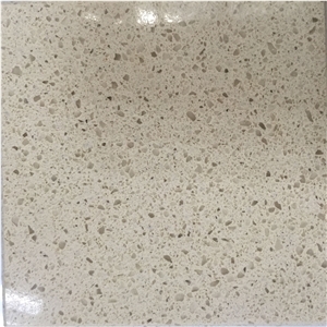 Engineered Ivory White Quartz Stone Tile Slab 4004