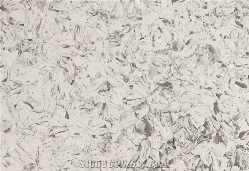 Engineered Mix Colorful Quartz Stone Slabs Msq3005