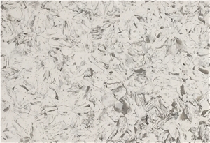 Engineered Mix Colorful Quartz Stone Slabs Msq3005