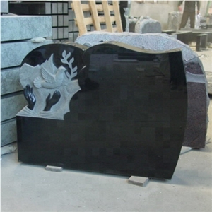 Good Absolute Black Granite Tombstones