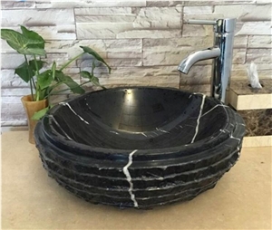 Honed Arabescato Arni Marble Rectangle Sinks Basin