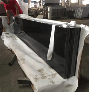 India Black Galaxy Granite Polished Slabs & Tiles
