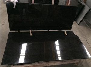 India Black Galaxy Granite Polished Slabs & Tiles