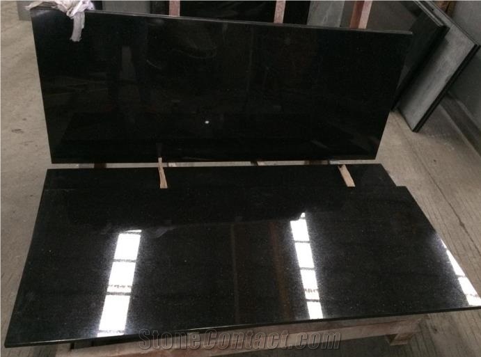 India Black Gold Granite Polished Slabs & Tiles